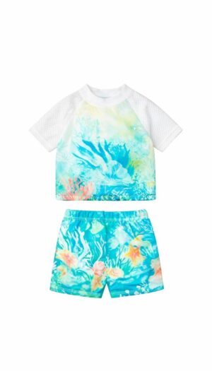 Set Bambino Manga Corta Marina
